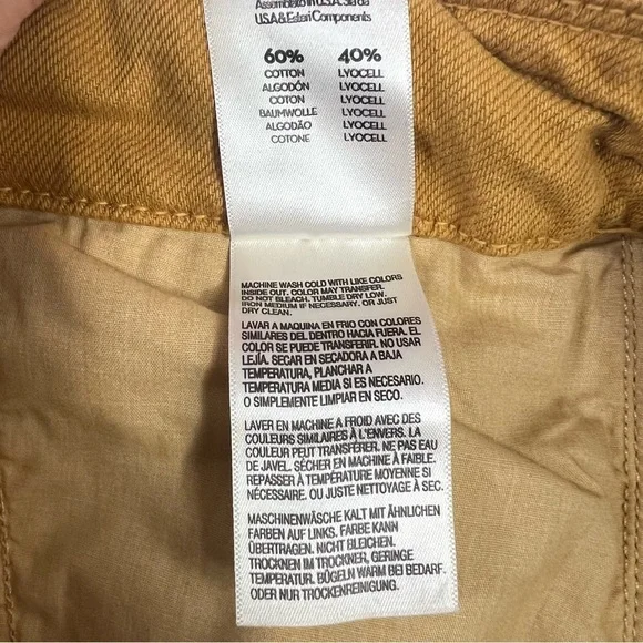 Mother The Munchie Nerdy Cargo Pants High Rise Wide Leg Sz 30 NWT Wood Thrush - Picture 14 of 16